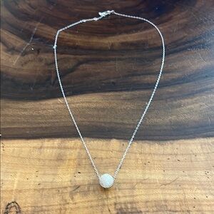 Henri bindle Elegant Swarovski crystals sterling Silver Necklace